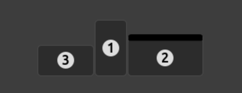 Monitors bottom-aligned